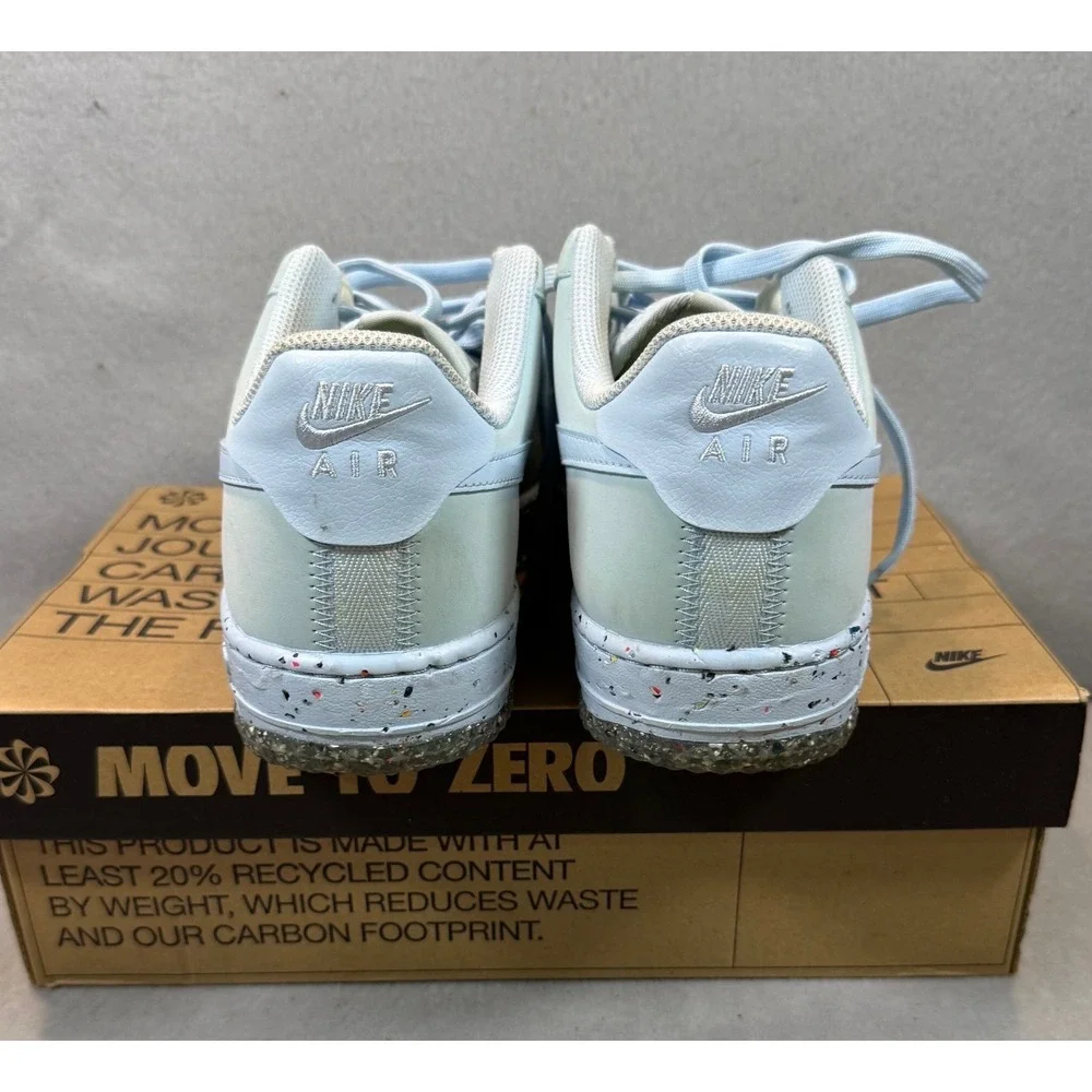 Nike Air Force 1 Crater Chambray Blue CT1986-400 Mens 8 Womens 9.5 Sneakers